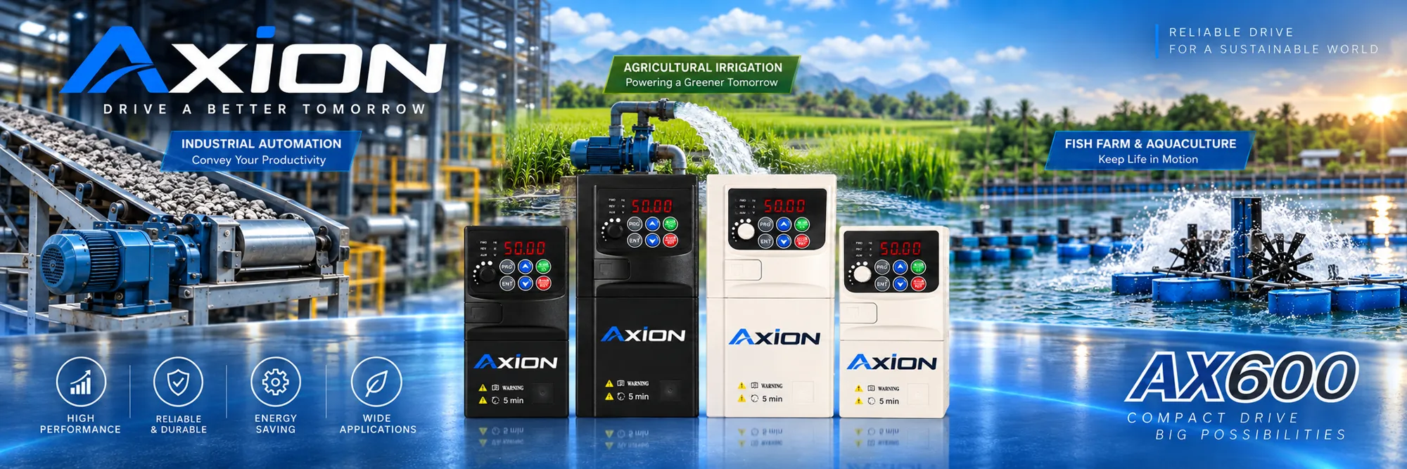 AXION AX600 compact drive